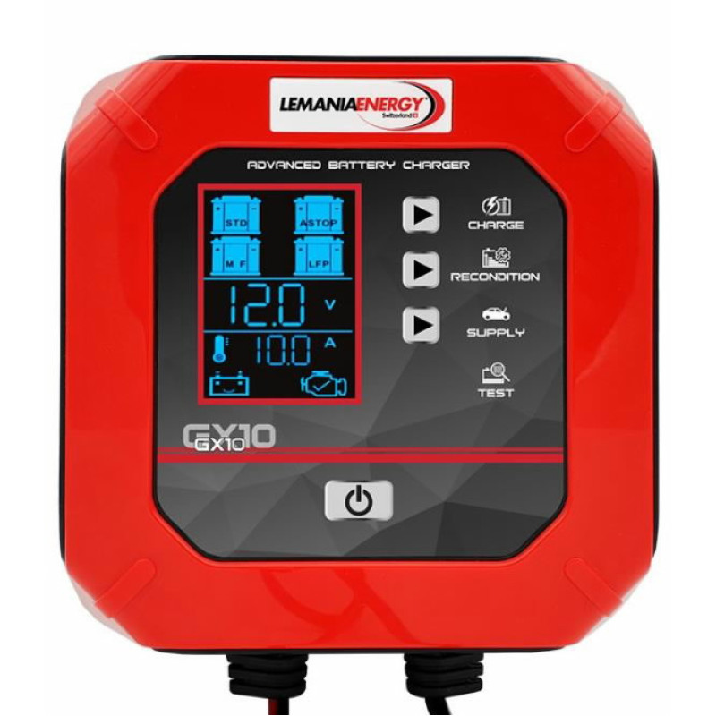 Lemania Gudrais akumulatora lādētājs GX10 12V/10A, Lemania