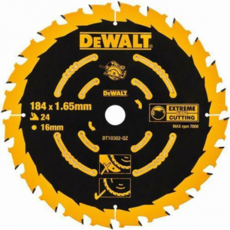 Dewalt Zāģripa ELITE 165x20mm, 24T