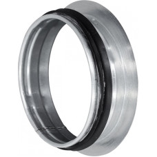 Europlast plakanais pievienojums metāla, Ø125mm ar gumijām