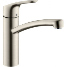 Hansgrohe virtuves izlietnes maisītājs Focus M41 160 1jet, stainless steel optic