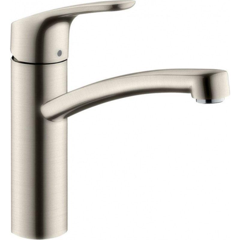 Hansgrohe virtuves izlietnes maisītājs Focus M41 160 1jet, stainless steel optic
