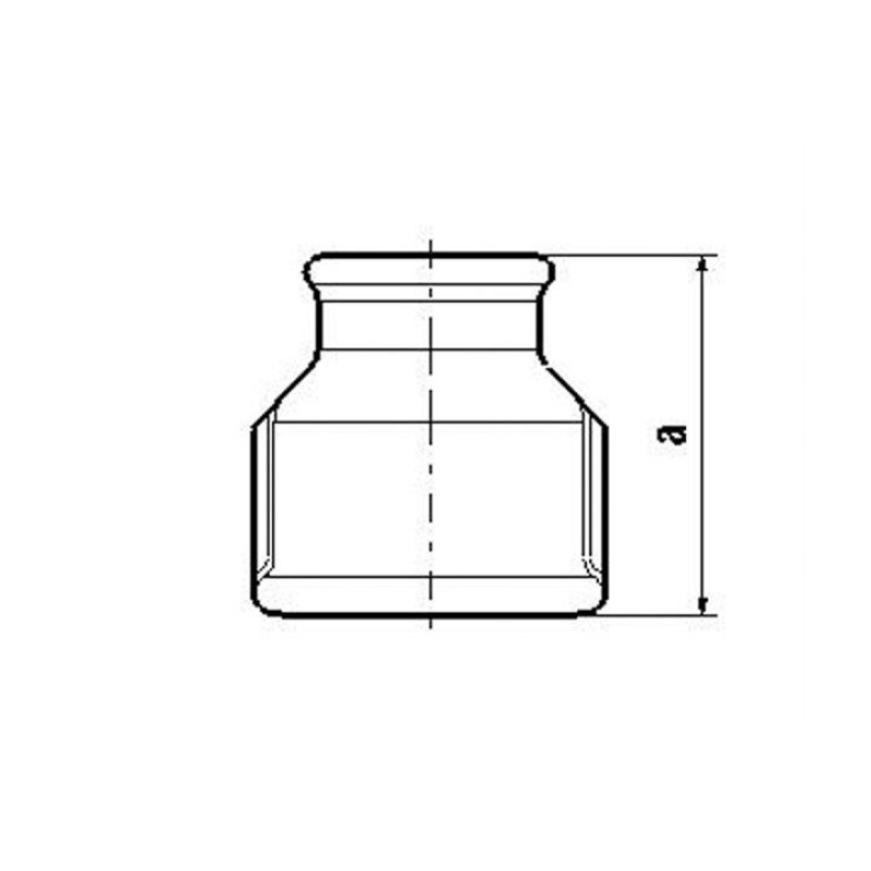Livarna Titan Vītņu redukcijas uzmava ķeta 11/2x11/4