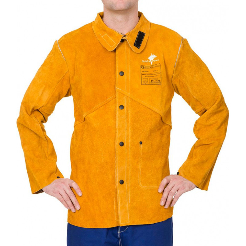 Weldas Metināšanas jaka Golden Brown ™ XXL - gab.