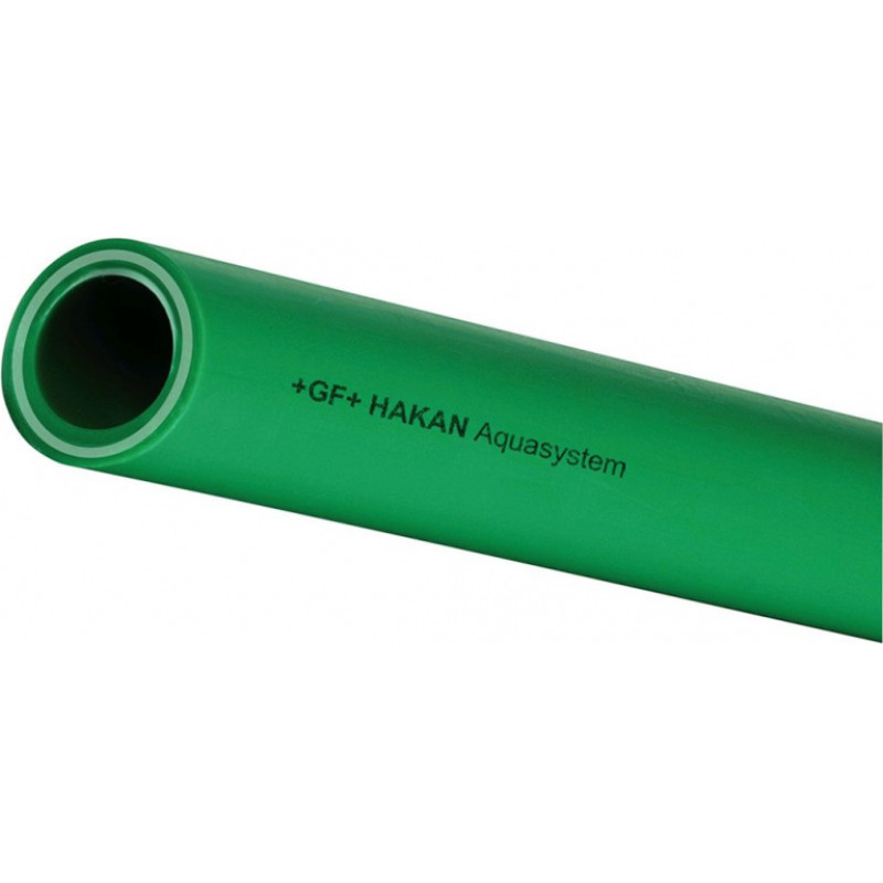 Kan-Therm PPR caurule ar šķiedru D32x4.4mm PN20, zaļa - m