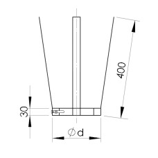 Almeva Centrējošā skava EW/180 - gab.