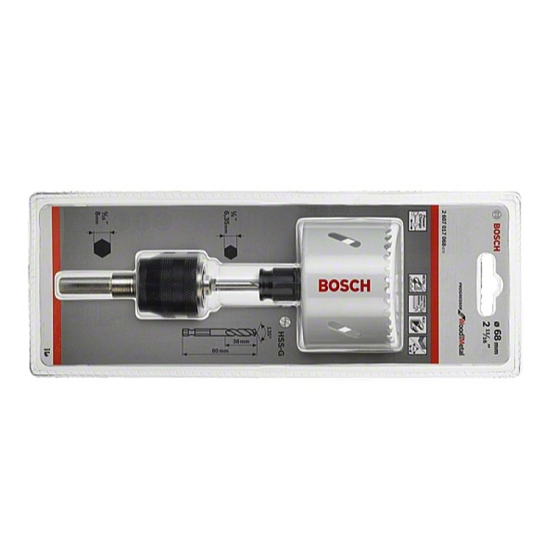 Bosch 68mm Bimetāla Caurumzāģis - gab.