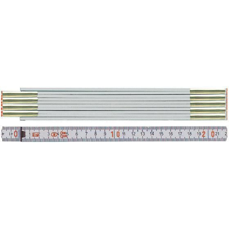 EDE Lineāls saliekams 2mx16mm, koka FORMAT - gab.