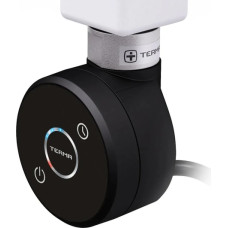 Terma Technologie regulējams sildelements DRY 600W ar taimeri 2h, melns (taisns kabelis bez kontaktdakšas)