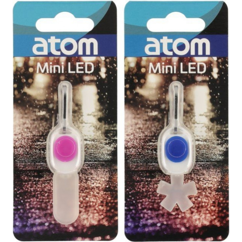 Atom Atslēgu piekariņš ar LED lampiņu