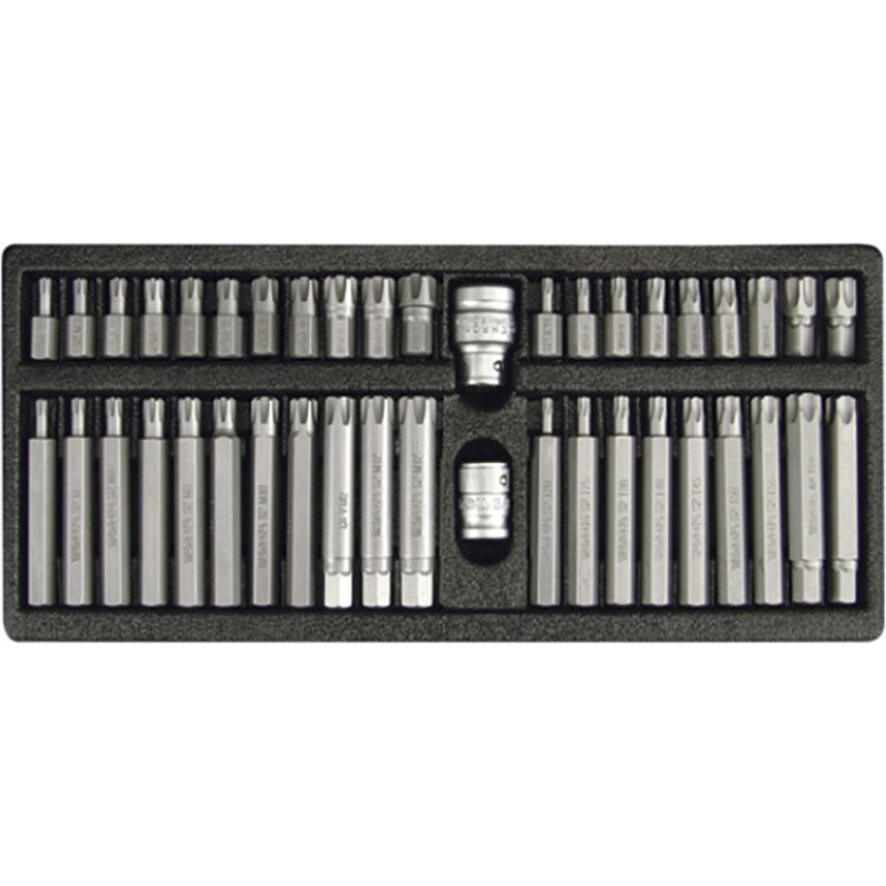 Yato Uzgaļu TORX SECURITY un RIBE komplekts (42gab.) YT-0420 YATO