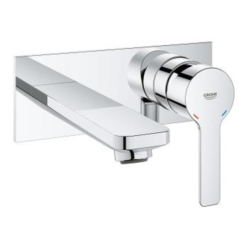 Grohe iebūvējamā izlietnes maisītāja Lineare New virsapmetuma daļa, 2 caurumu, iztece 149 mm, no sienas, h