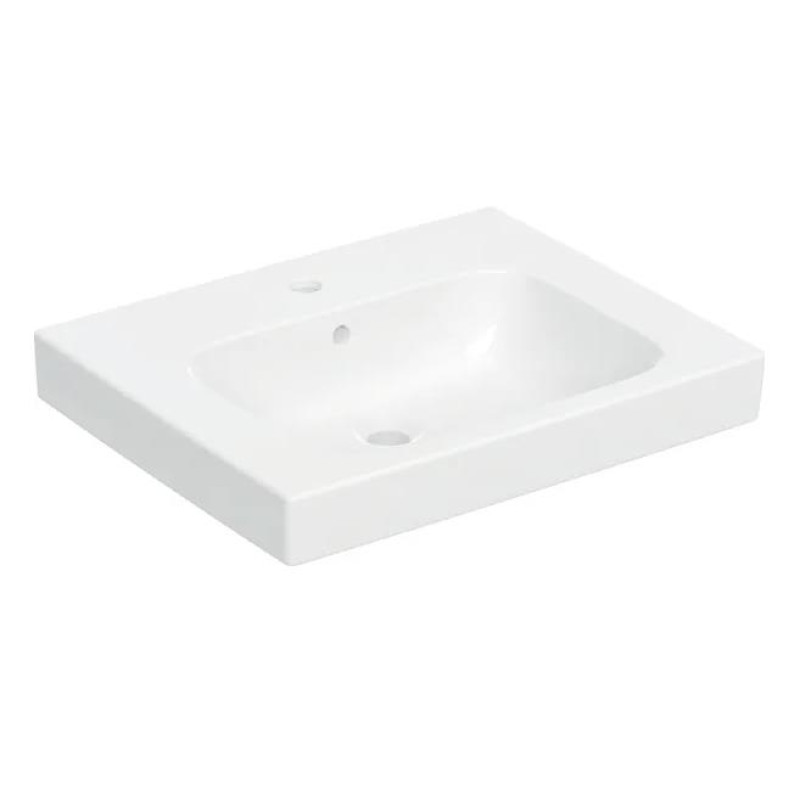 Geberit Modo Iebūvējamā izlietne, 600x485mm, balta