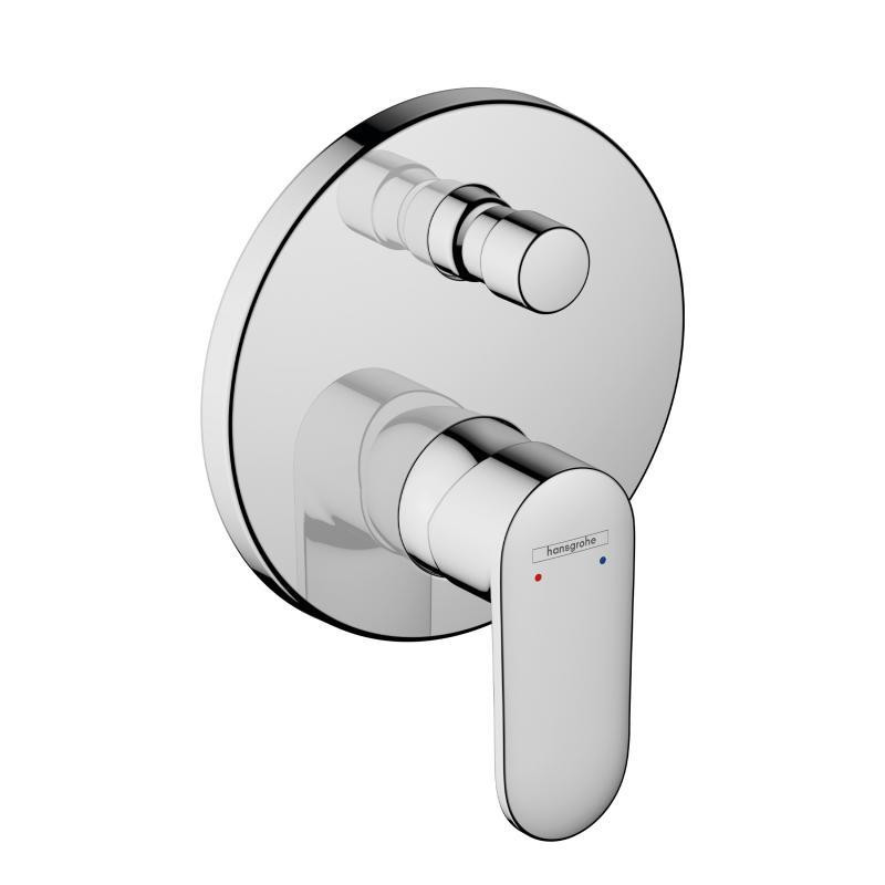 Hansgrohe iebūvējamā vannas maisītāja Vernis Blend virsapmetuma daļa, hroms