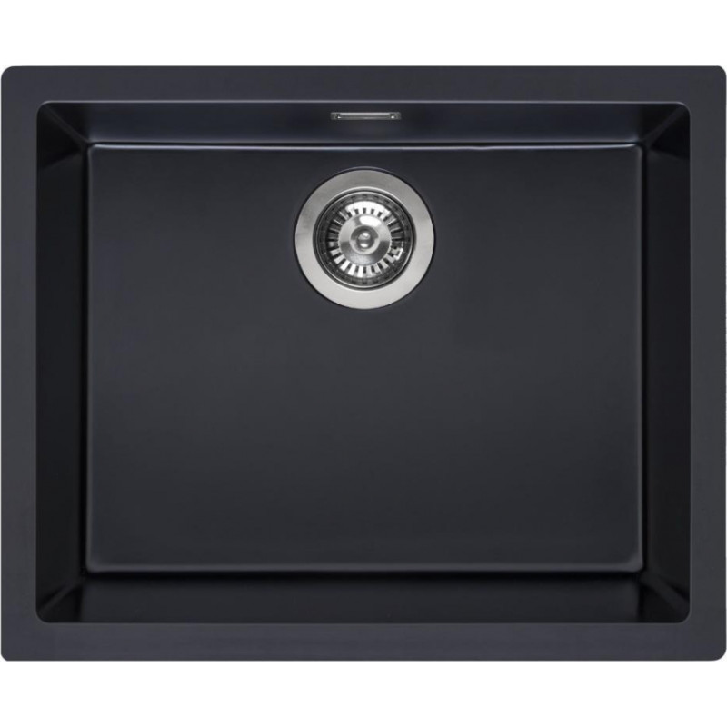Reginox virtuves izlietne Amsterdam 50, viena bļoda, 560x460 mm, pure black
