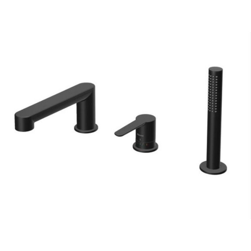 Ravak vannas maisītājs Puri PU 026.20, uz virsmas, melns