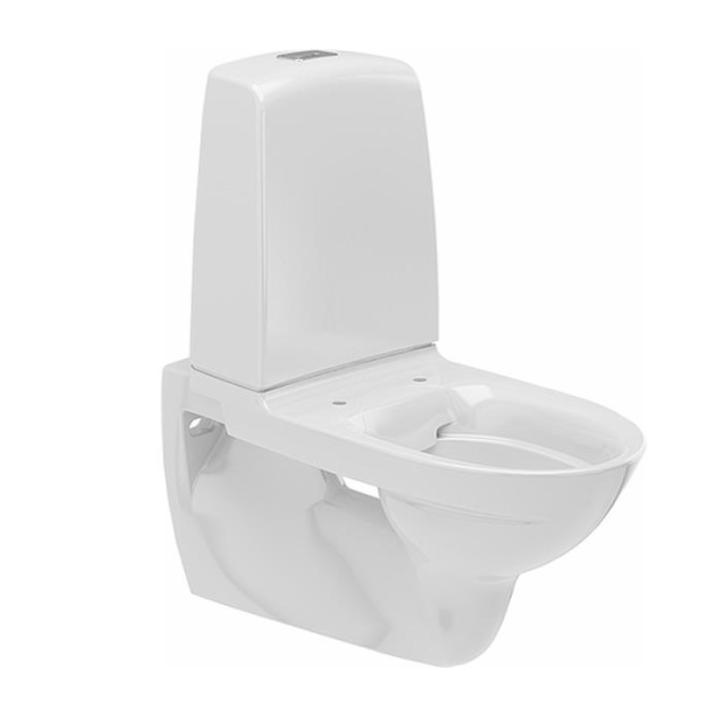 IFO pods ar skalojamo kasti Spira Rimfree, pie sienas stiprināms, 355x700 mm, balts IC