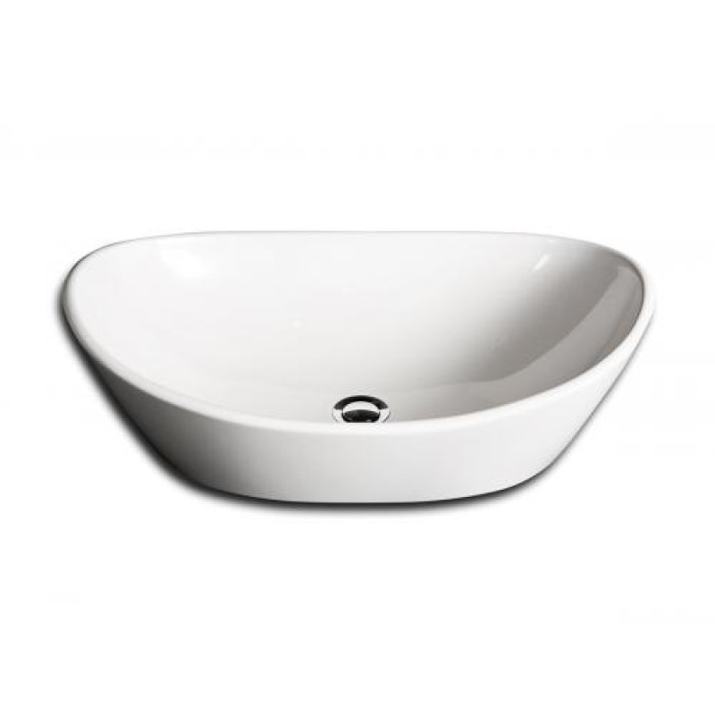 PAA izlietne Amore Silk, 600x375 mm, ar izplūdi, balta silkstone