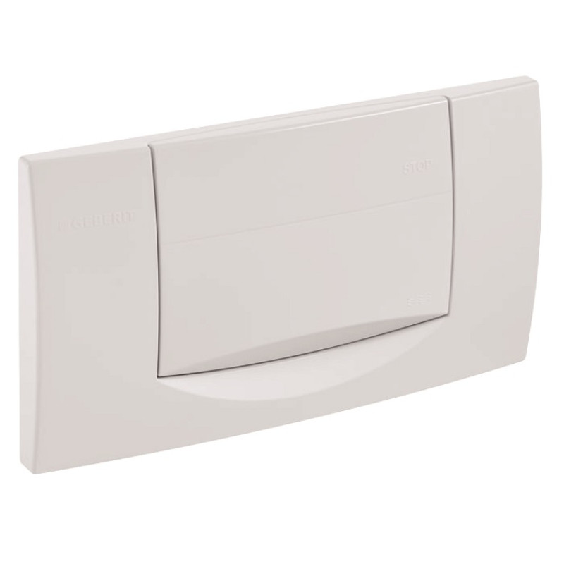 Geberit taustiņš 200F, 340x185 mm, stop-and-go, balts