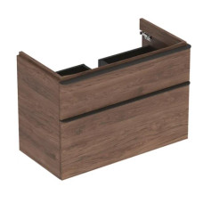 Geberit izlietnes skapis Smyle Square, 884x470 mm, h=617 mm, 2A, hickory