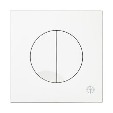 Gustavsberg taustiņš Triomont XS duo, 160x160 mm, mehāniskais, balts