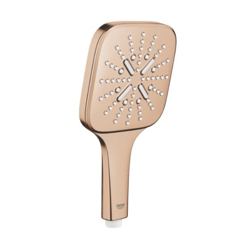 Grohe rokas duša Rainshower SmartActive Cube 130 III, 9,5l/min, brushed warm sunset