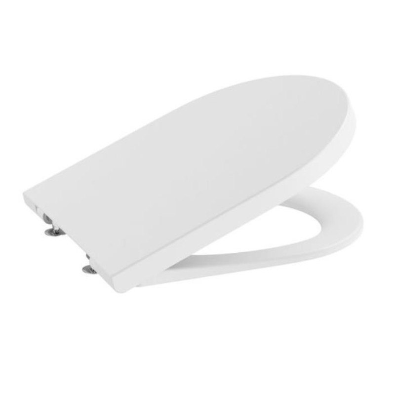 Roca poda sēdriņķis ar vāku Inspira Round,SC,matēts balts