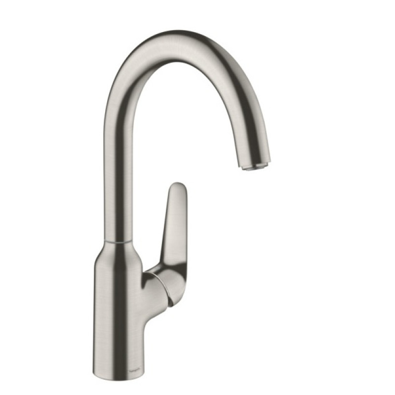 Hansgrohe virtuves izlietnes maisītājs M421-H220, stainless steel optic
