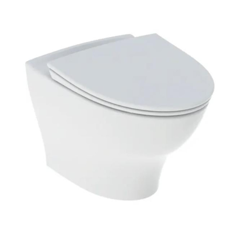 IFO pods ar QR/SC vāku Vinta Art Rimfree, stiprināms pie sienas, 365x525 mm, balts IC