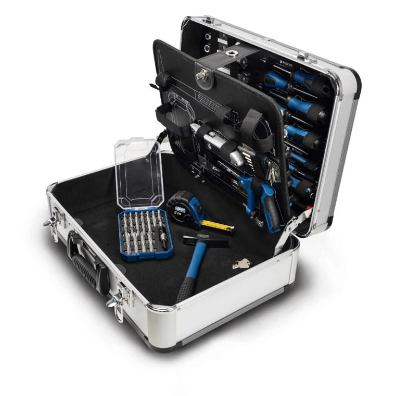 Scheppach Universālais instrumentu komplekts TB150 koferī, 101 gab., Scheppach