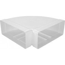 Europlast līkums horizontāls plastmasas, 220x90mm, 90°