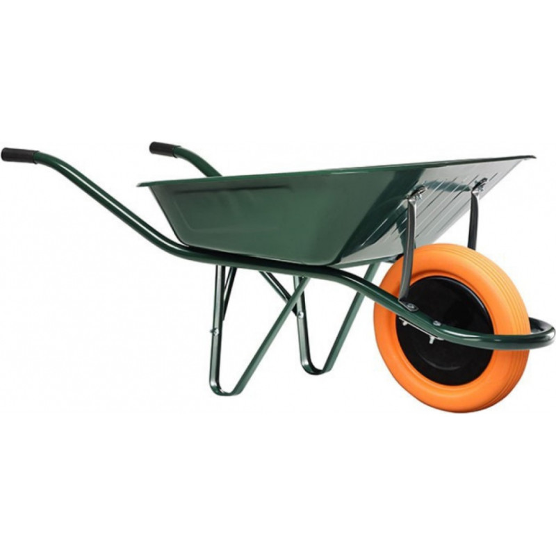 Haemmerlin Cargo Med Ķerra, poliuretāna ritenis, zaļa 100L