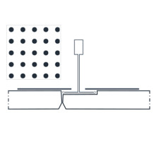 Knauf Danoline Contur piekaramie griesti 12.5x600x600 D, S24, U6