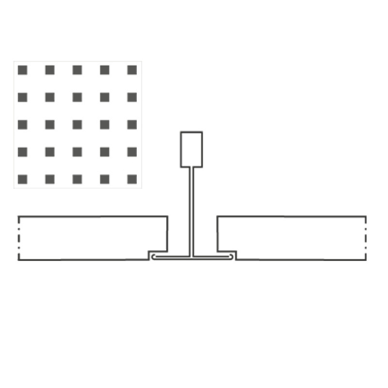Knauf Danoline Plaza akustiskie, ģipša, piekaramie griesti 12.5x600x600mm, A+, S24, U9