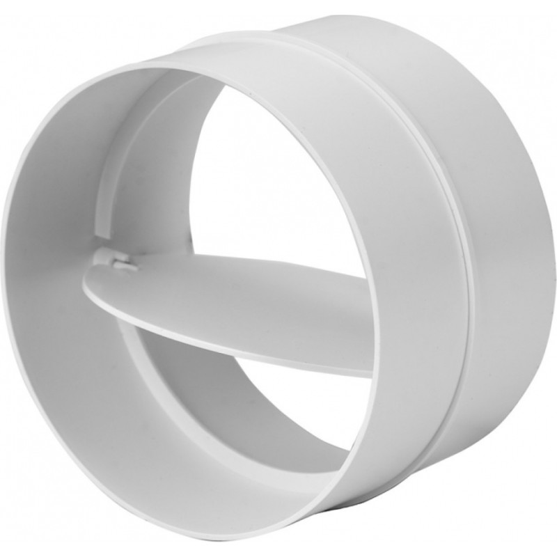 Europlast apaļo kanālu savienojums ar vārstu plastmasas, Ø125mm