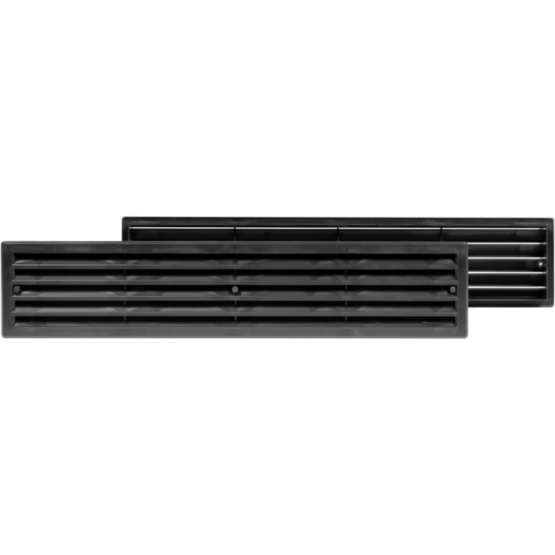 Europlast durvju reste plastmasas, 450x92mm, melna