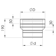 Almeva Apakšējā pāreja EW-DW25/180 - gab.