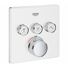 Grohe Grohtherm SmartControl dušas termostata virsapmetuma daļa, 3 režīmi, balts - gab.