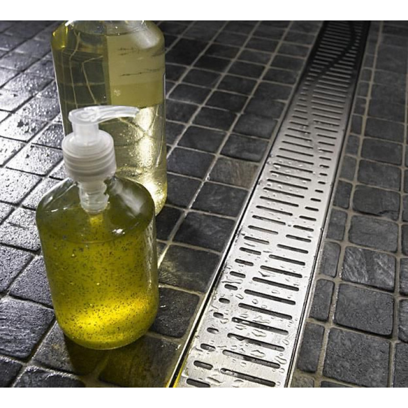 ACO ShowerDrain C Wave, Dušas kanāla reste, 685x70mm