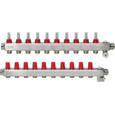 Danfoss SSM-10F kolektors ar plūsmas mērierīci, 10+10,1
