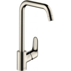 Hansgrohe virtuves izlietnes maisītājs Focus M41 260 1jet, stainless steel optic