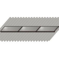 Wolf AluPlus jumta montāžas komplekts trim kolektoriem - gab.