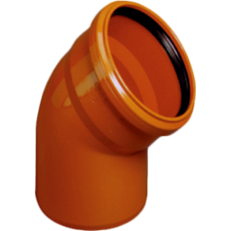 Magnaplast PVC līkums 45' D110 - gab.
