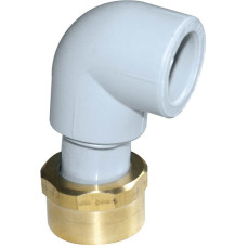 PP-R Līkums ar saskrūvi Ø20-1/2'' i-i 90°Pipelife
