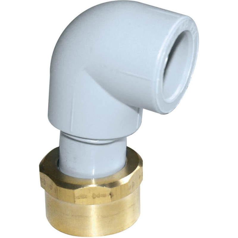 PP-R Līkums ar saskrūvi Ø20-1/2'' i-i 90°Pipelife