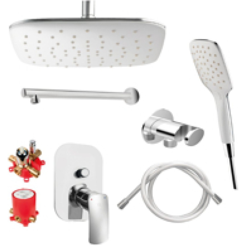 Herz Zemapmetuma dušas komplekts Elite e191 hromēts, He