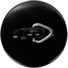 Ridder Izlietnes aizbāznis 6cm melns, PVC
