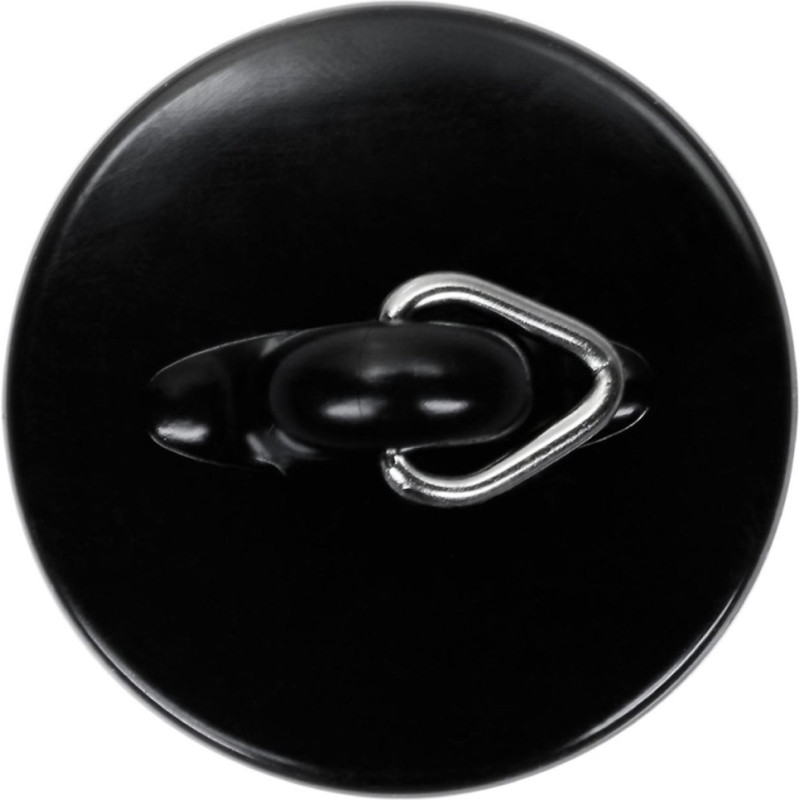 Ridder Izlietnes aizbāznis 6cm melns, PVC