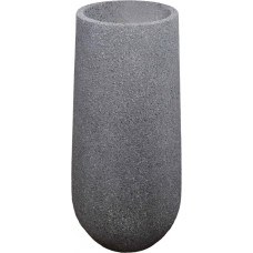 Besk Puķu pods stiklšķiedras 40x40x90cm, pelēks