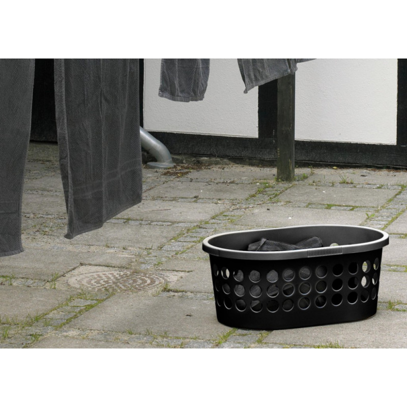 NHG Veļas grozs Springfield melns