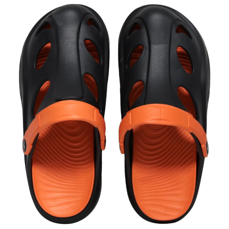 Besk Dārza čības vīriešu 43.izmērs melnas oranžas